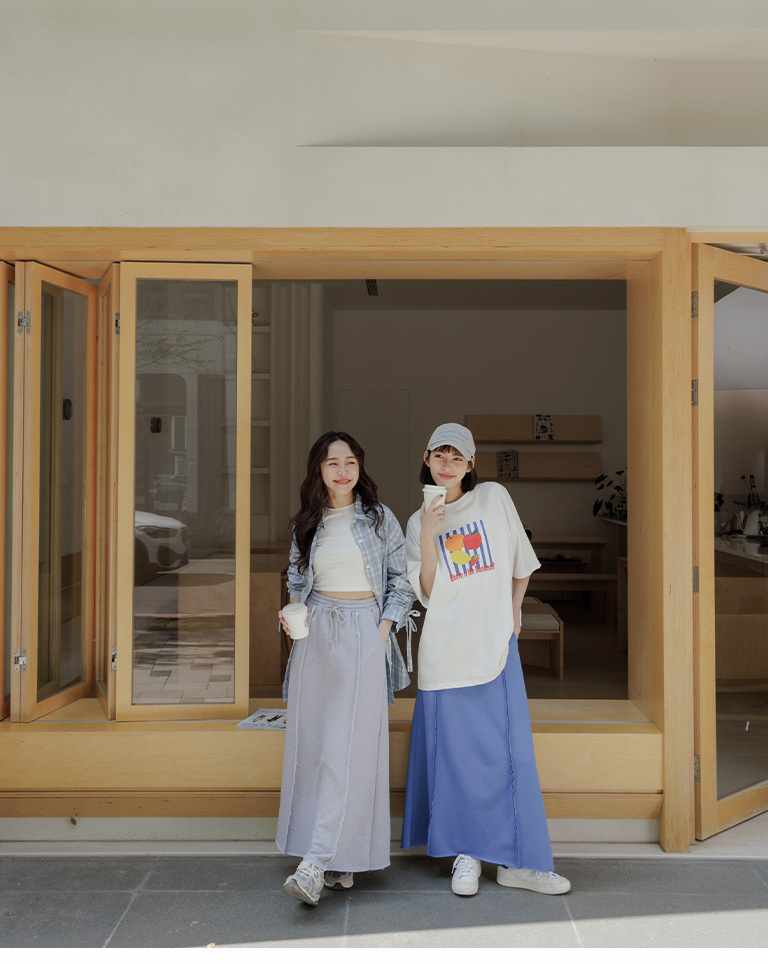 フルーツプリントルーズTシャツ 01190215