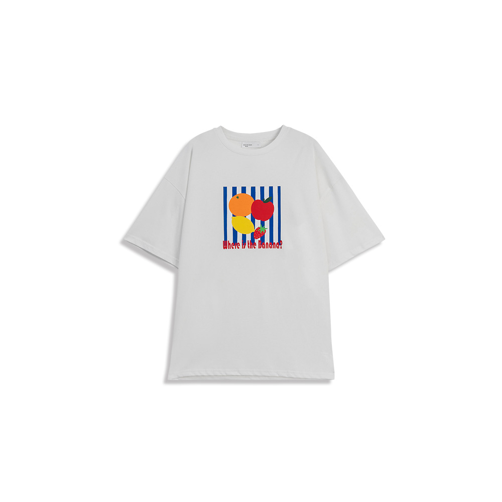 フルーツプリントルーズTシャツ 01190215