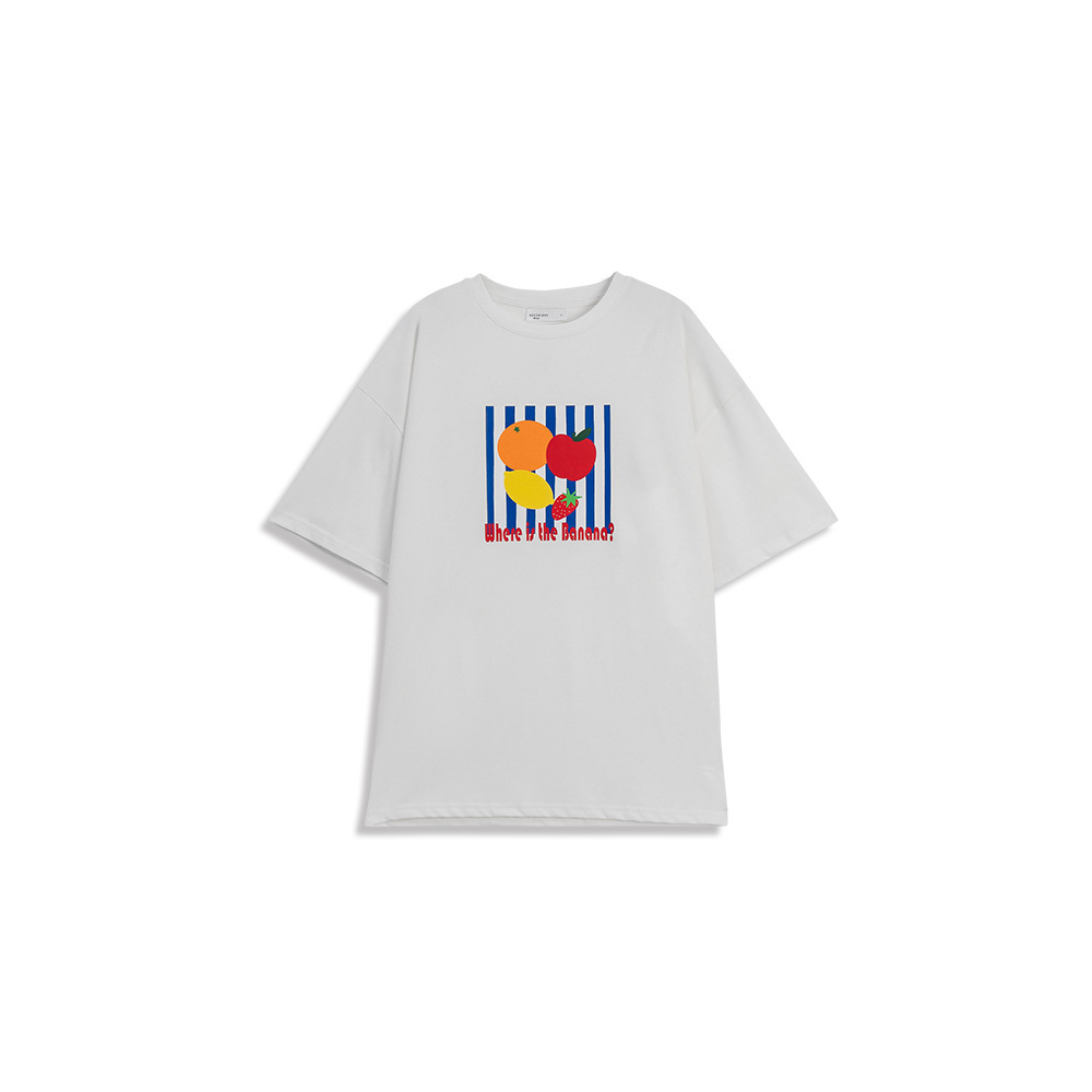 フルーツプリントルーズTシャツ