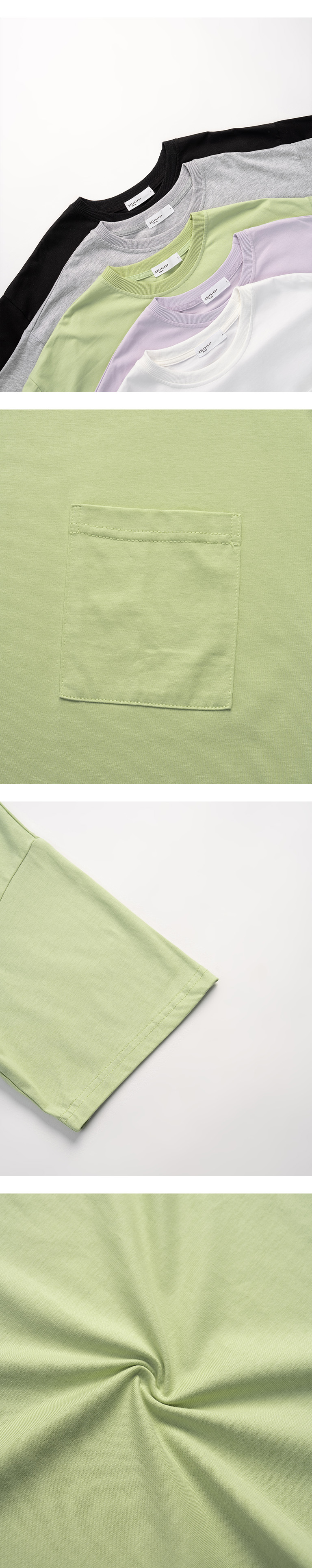 ドロップショルダーTシャツ 5色展開