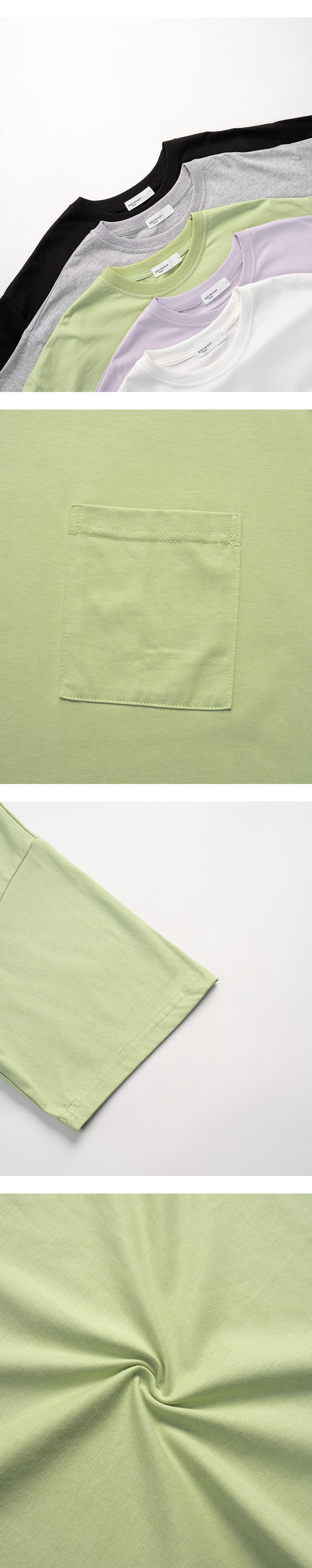 ドロップショルダーTシャツ 5色展開