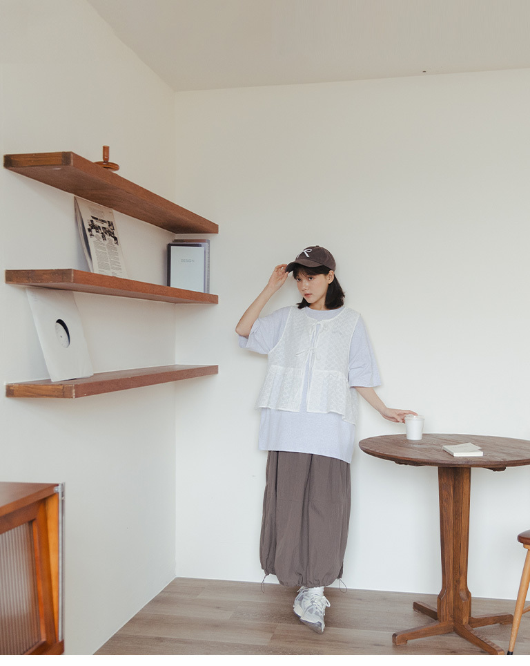 フラワープリントワイドTシャツ  3色展開