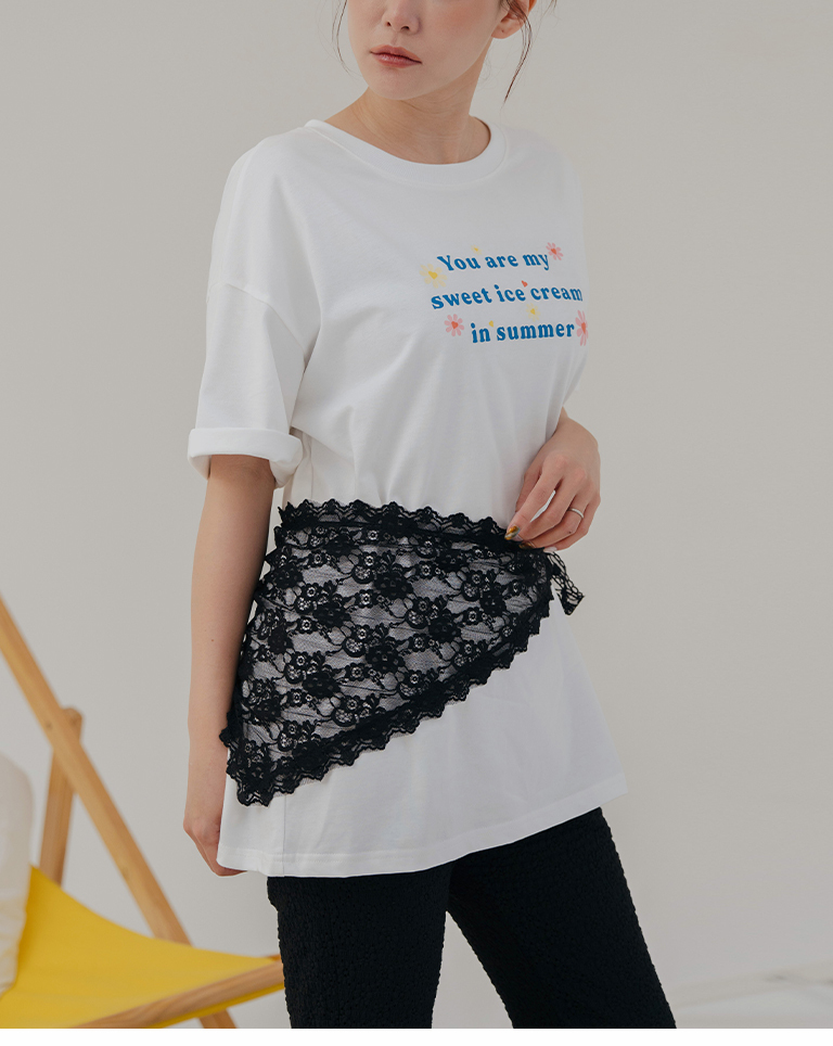 カジュアルロゴTシャツ 2色展開