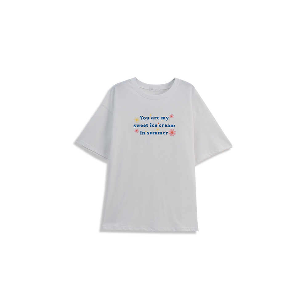 カジュアルロゴTシャツ 2色展開