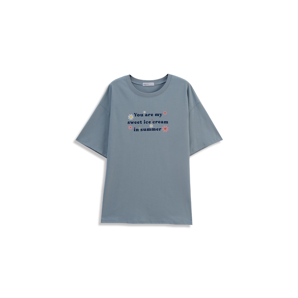 カジュアルロゴTシャツ 2色展開
