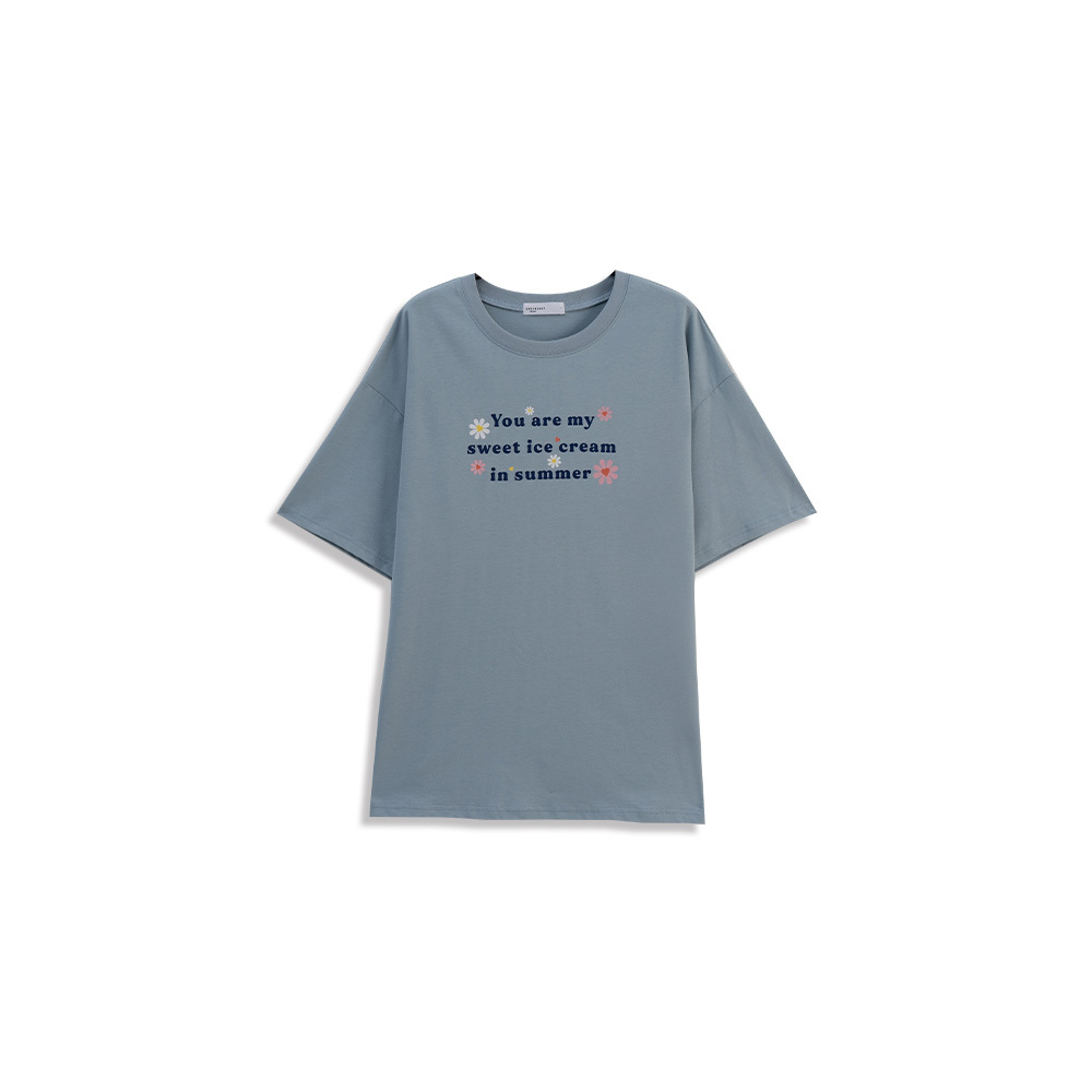 カジュアルロゴTシャツ 2色展開