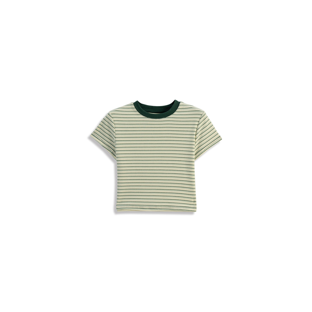 クルーネックボーダーTシャツ 3色展開