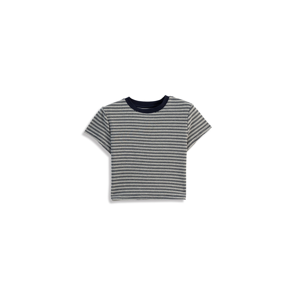 クルーネックボーダーTシャツ 3色展開