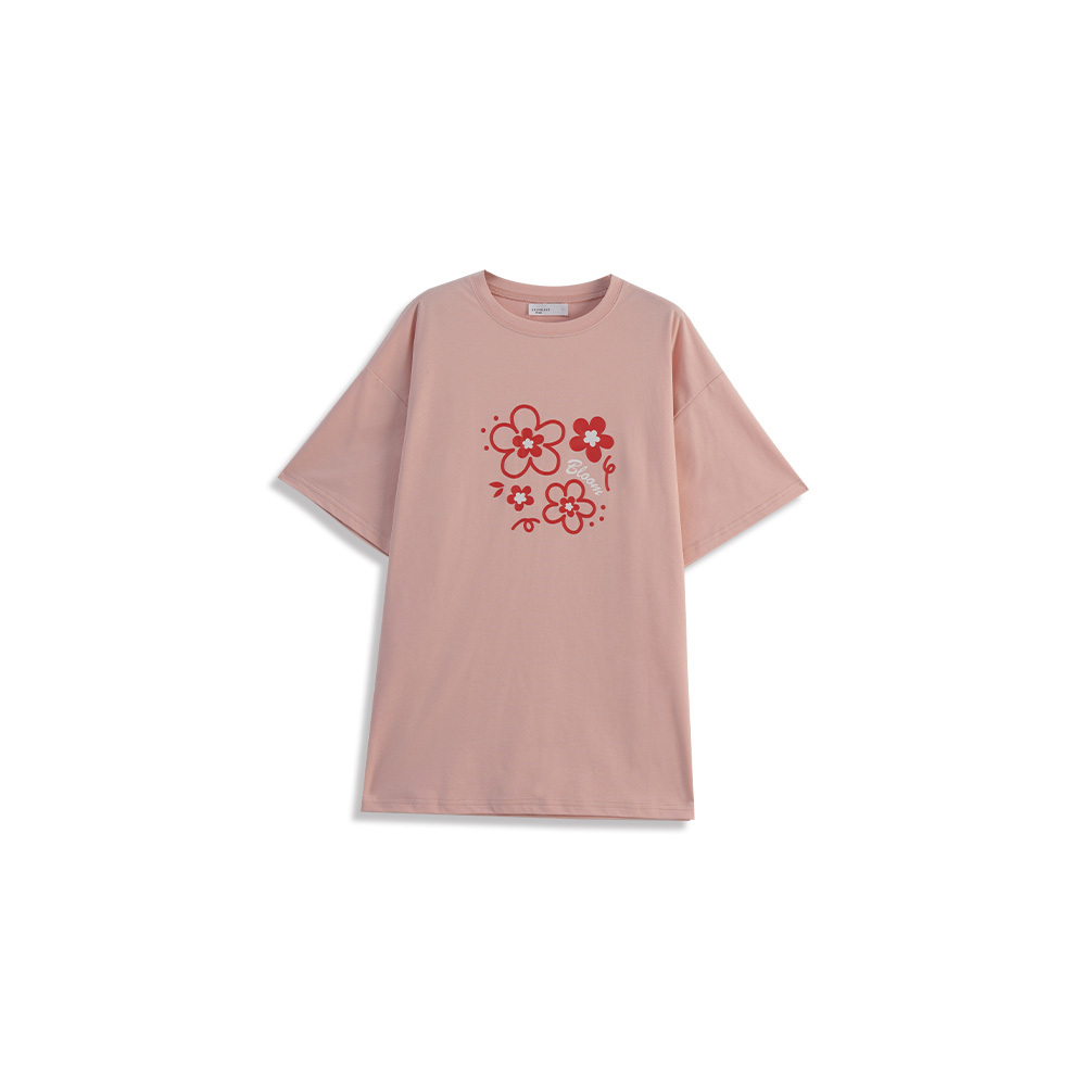 フラワープリントTシャツ 3色展開