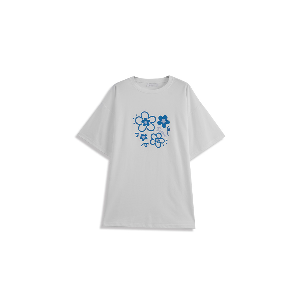 フラワープリントTシャツ 3色展開