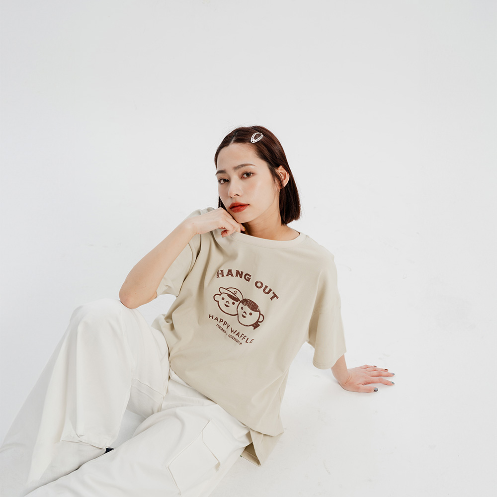 魚刺人-レトロTシャツ