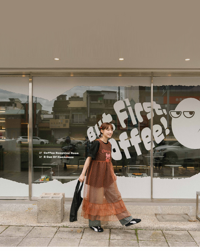 チェリープリントリボンワイドTシャツ 2色展開