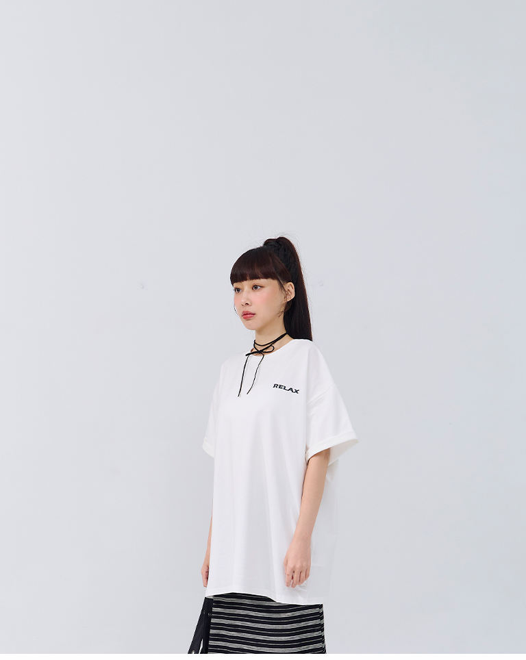 犬プリントワイドトップス 2色展開