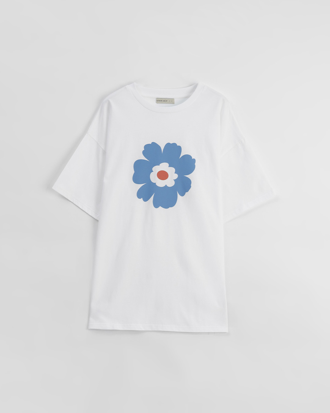春8商未收到---ラワープリントTシャツ ホワイト