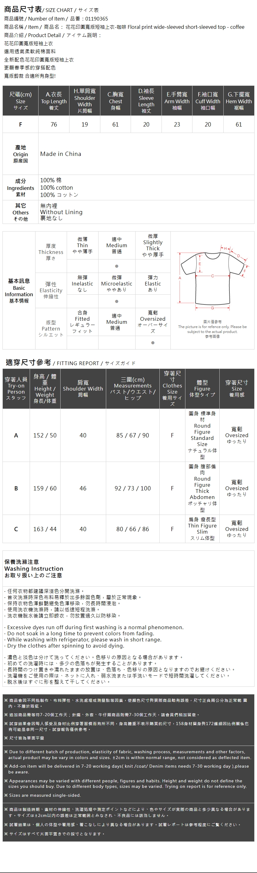 春8商未收到---ラワープリントTシャツ ブラウン
