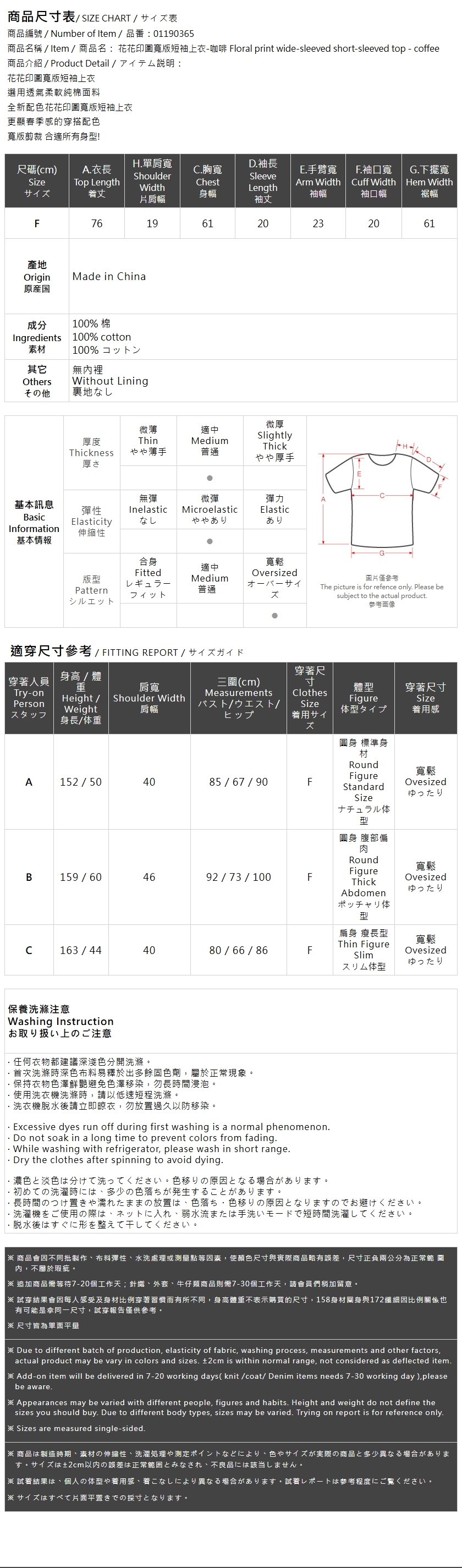 春8商未收到---ラワープリントTシャツ ブラウン