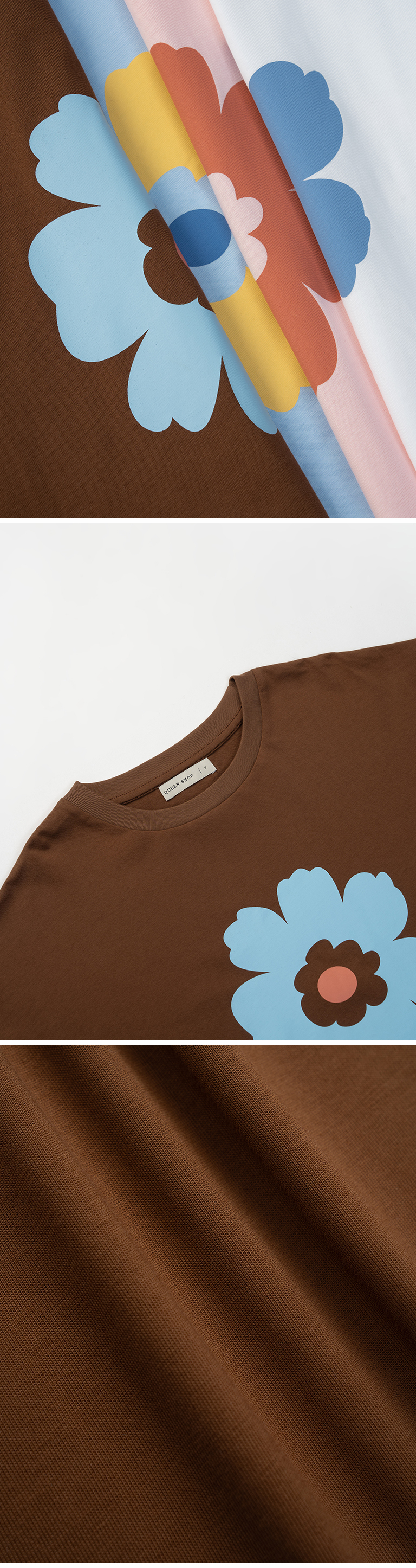 春8商未收到---ラワープリントTシャツ　ピンク