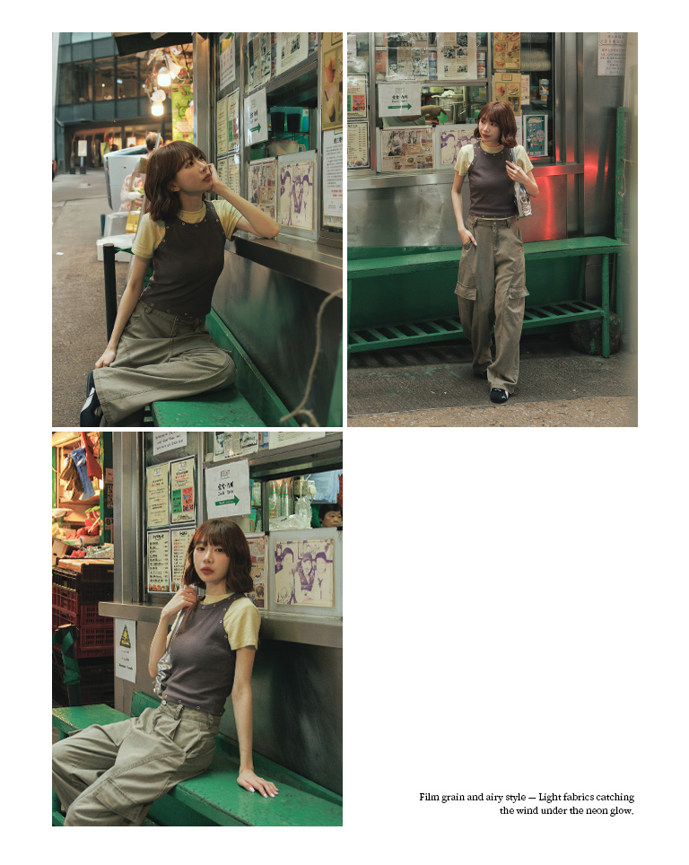 無地クルーネックTシャツ 7色展開