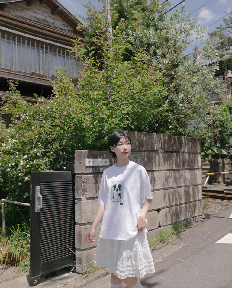 ひんやりドッグプリントTシャツ 2色展開