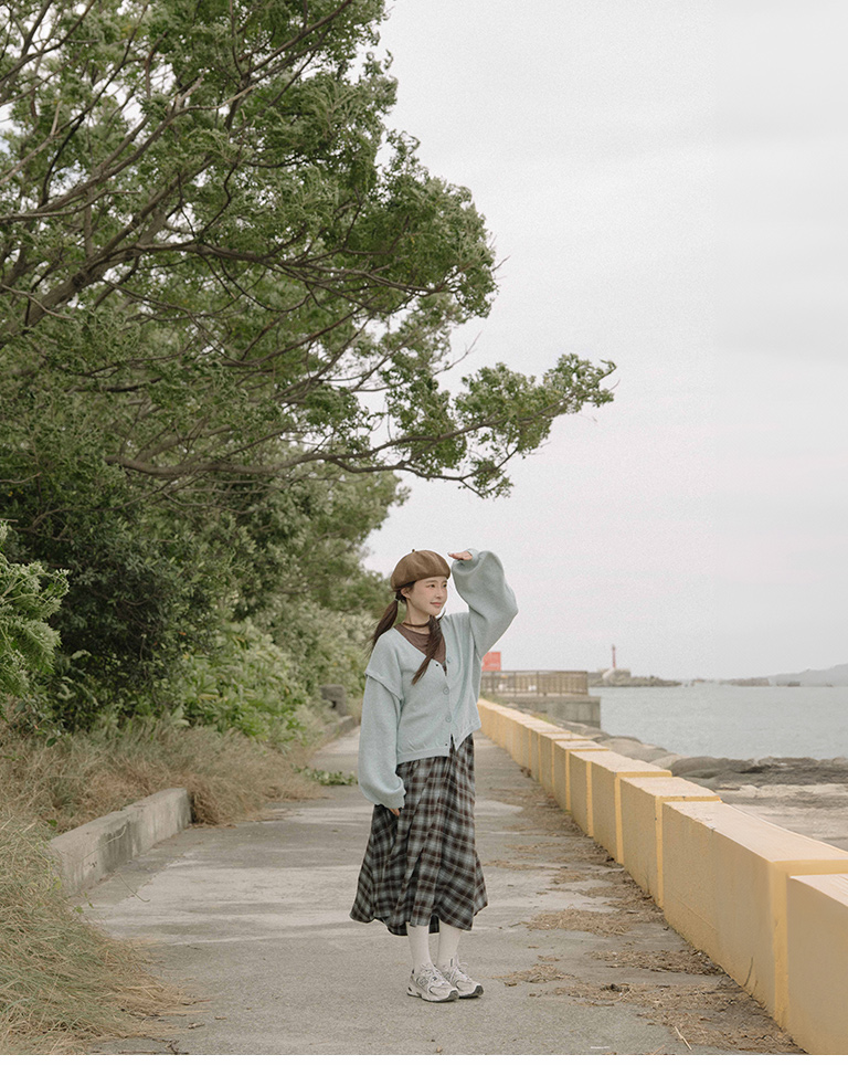 2WAY着脱スリーブニットカーディガン 3色展開