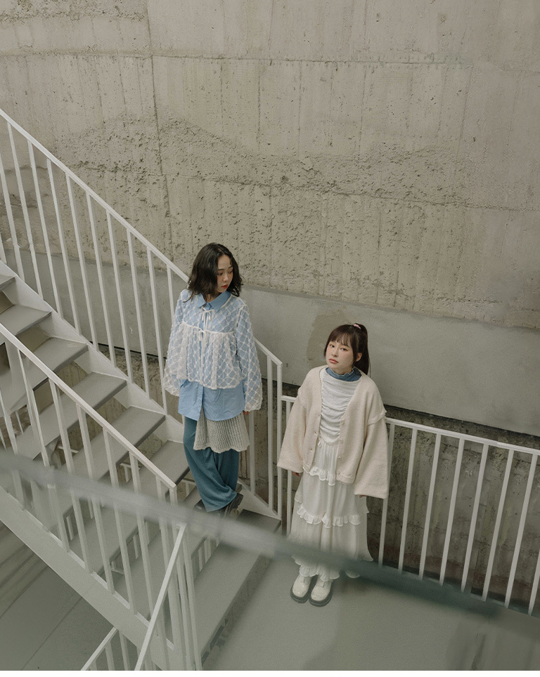 2WAY着脱スリーブニットカーディガン 3色展開