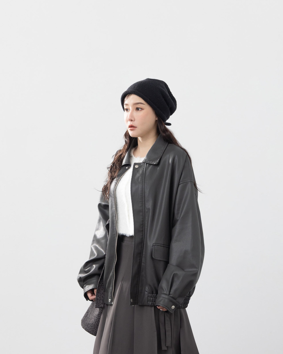 冬10未入荷---マットレザージャケット 2色展開