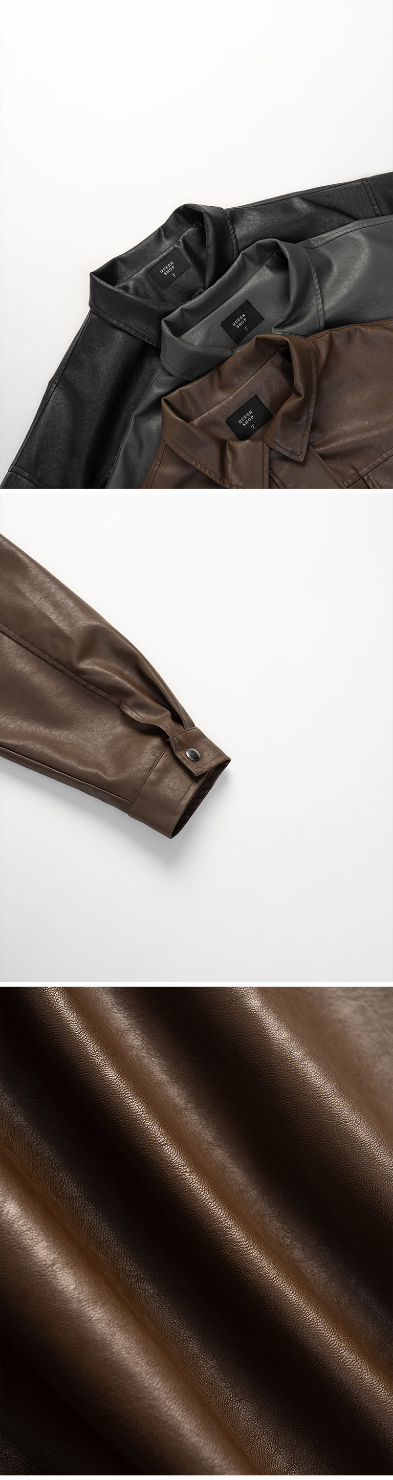 春2尚未收到1/23海運---ポケットショートレザージャケット ブラック