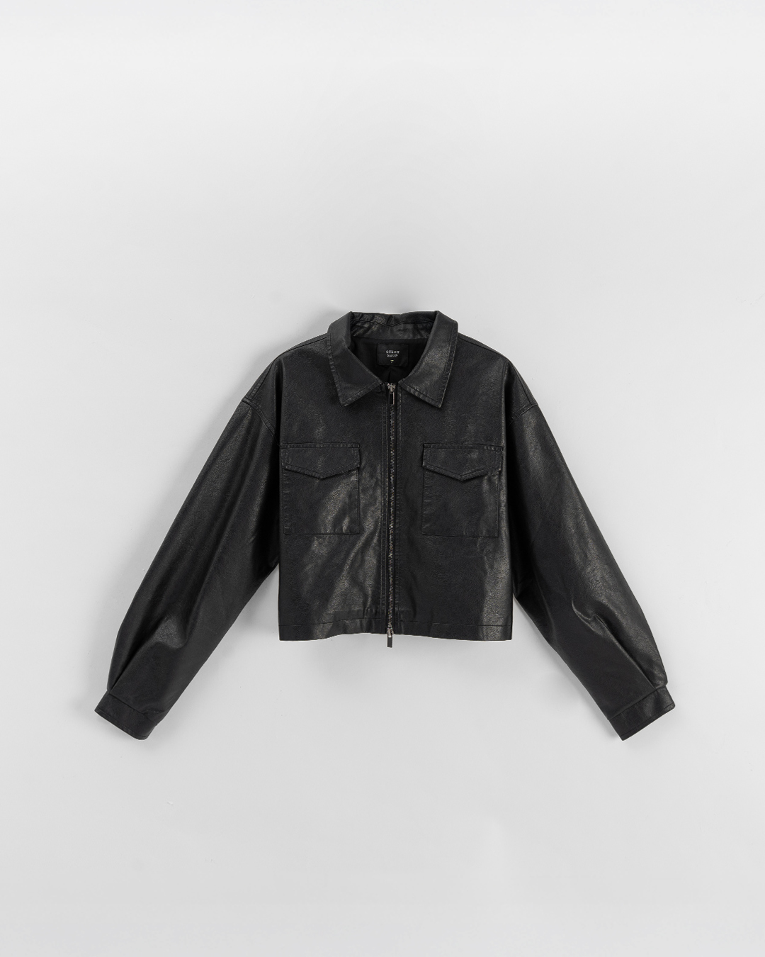 ショートレザージャケット 2色展開