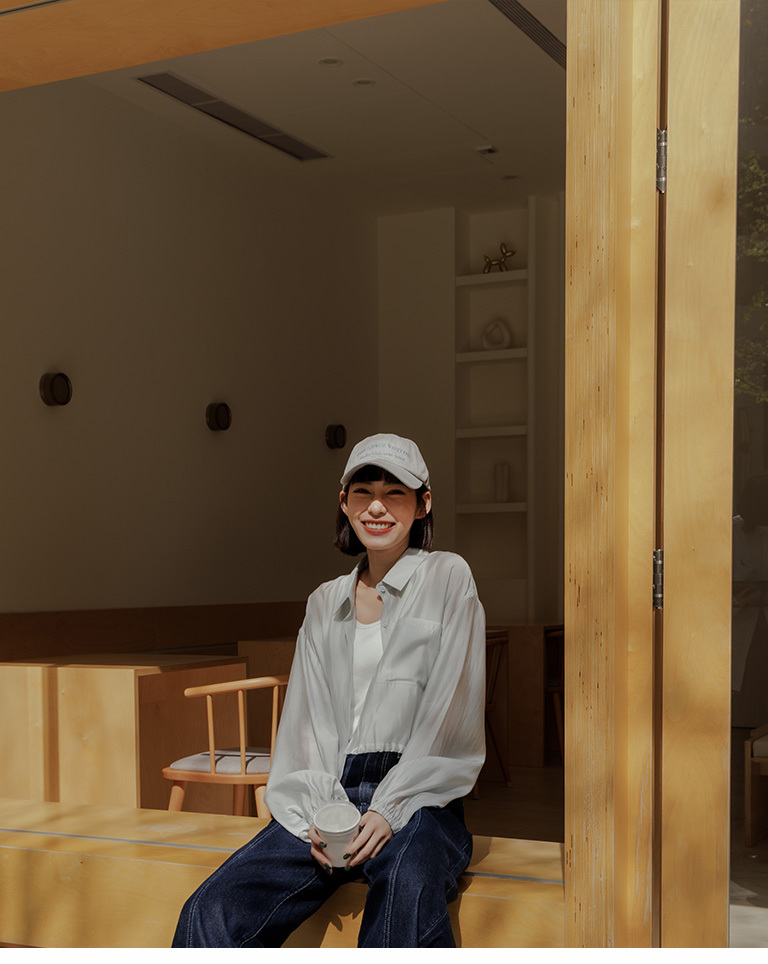 裾ドローコードシャツ 二色展開 02071640