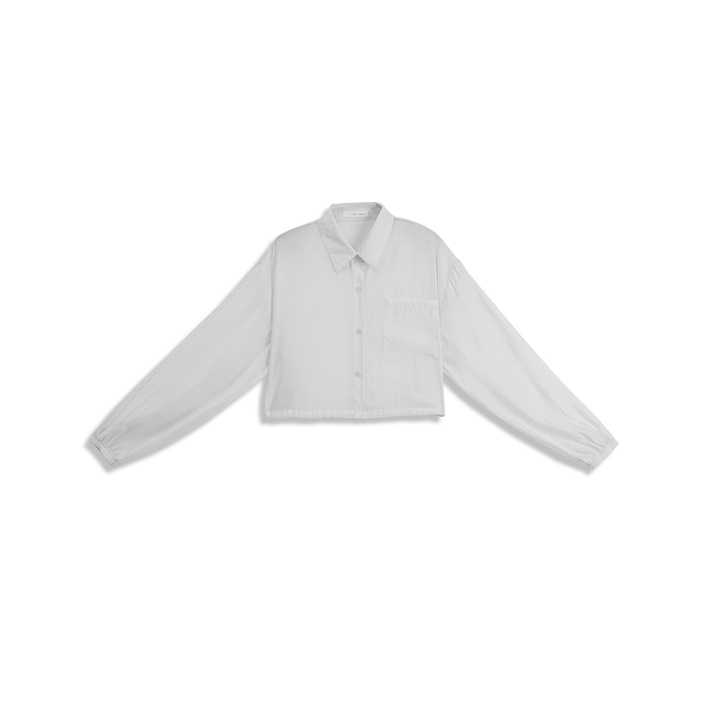 裾ドローコードシャツ 二色展開 02071640