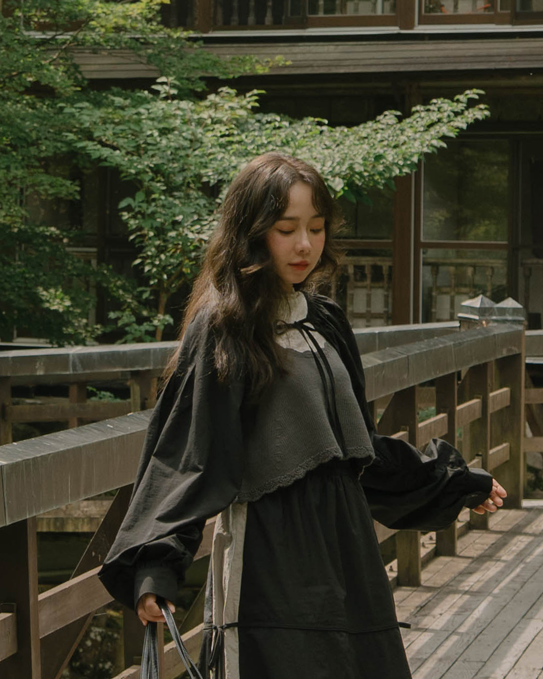 リボンショートカーディガン 2色展開