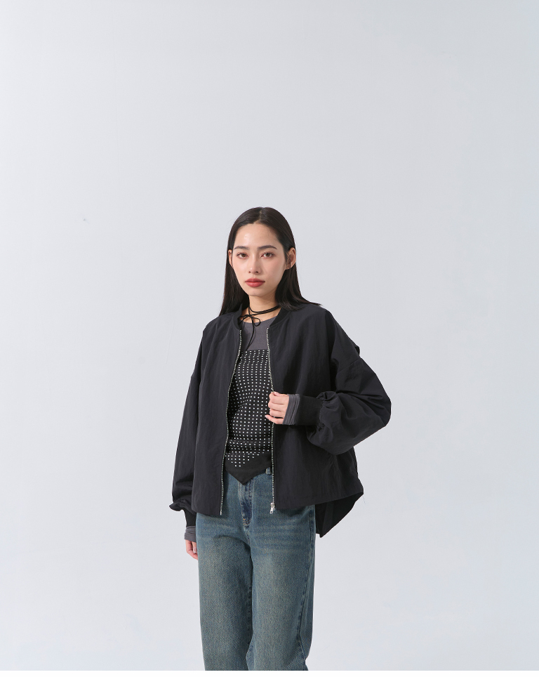 冬1尚未收到---切替スウェットジャケット 2色展開