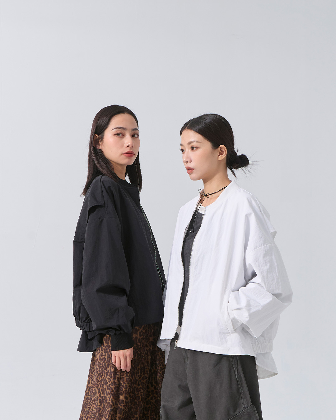 冬1尚未收到---切替スウェットジャケット 2色展開