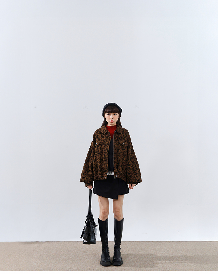 レオパード柄ンジャケット