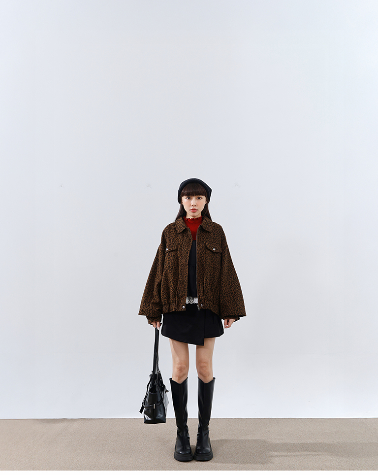 レオパード柄ンジャケット