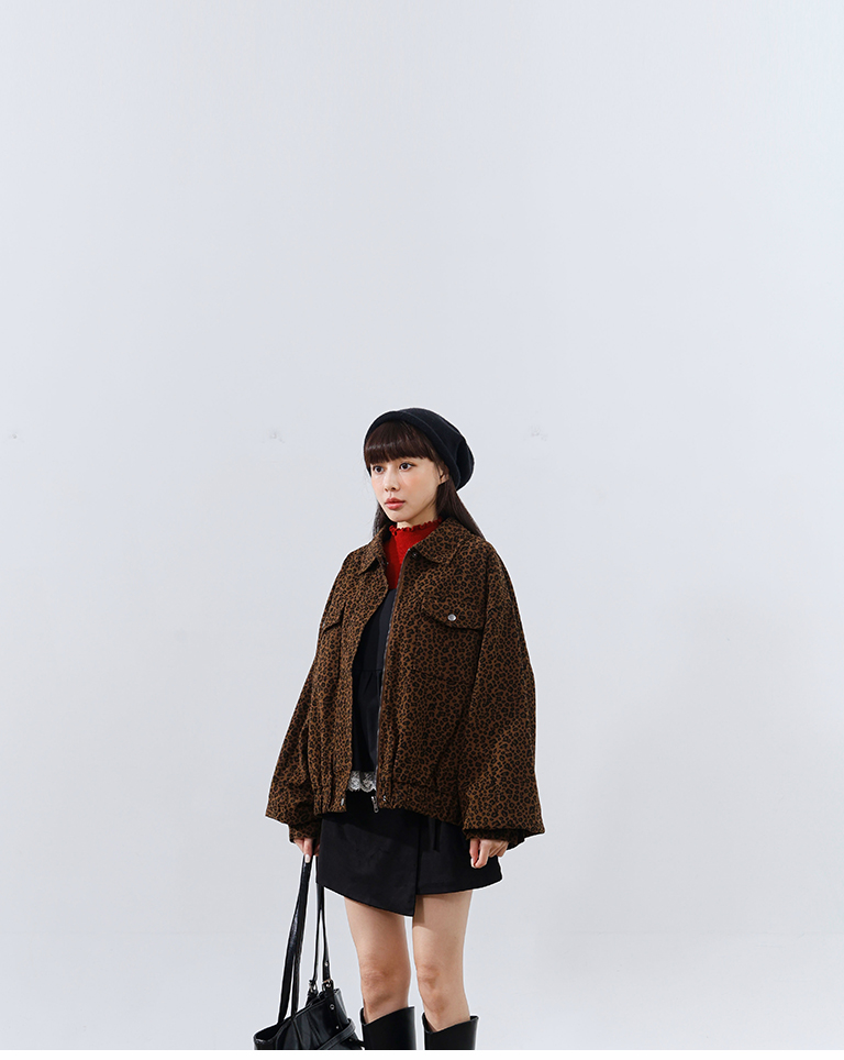 レオパード柄ンジャケット