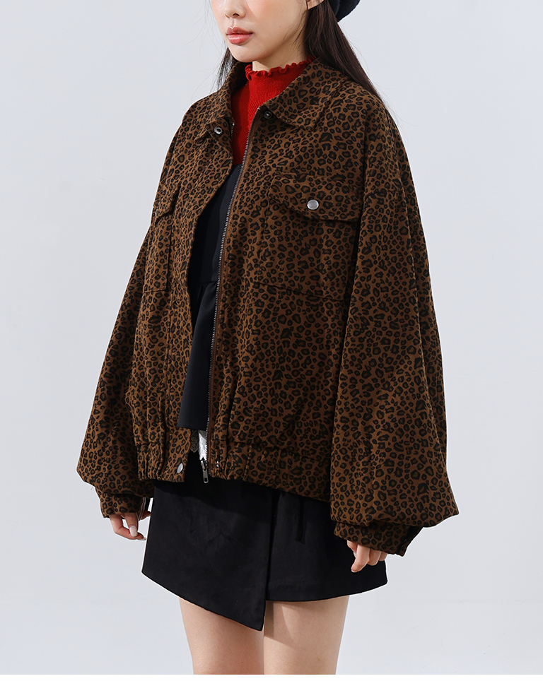 レオパード柄ンジャケット