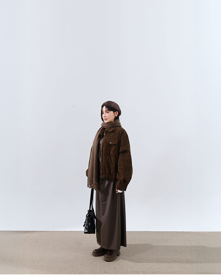 レオパード柄ンジャケット