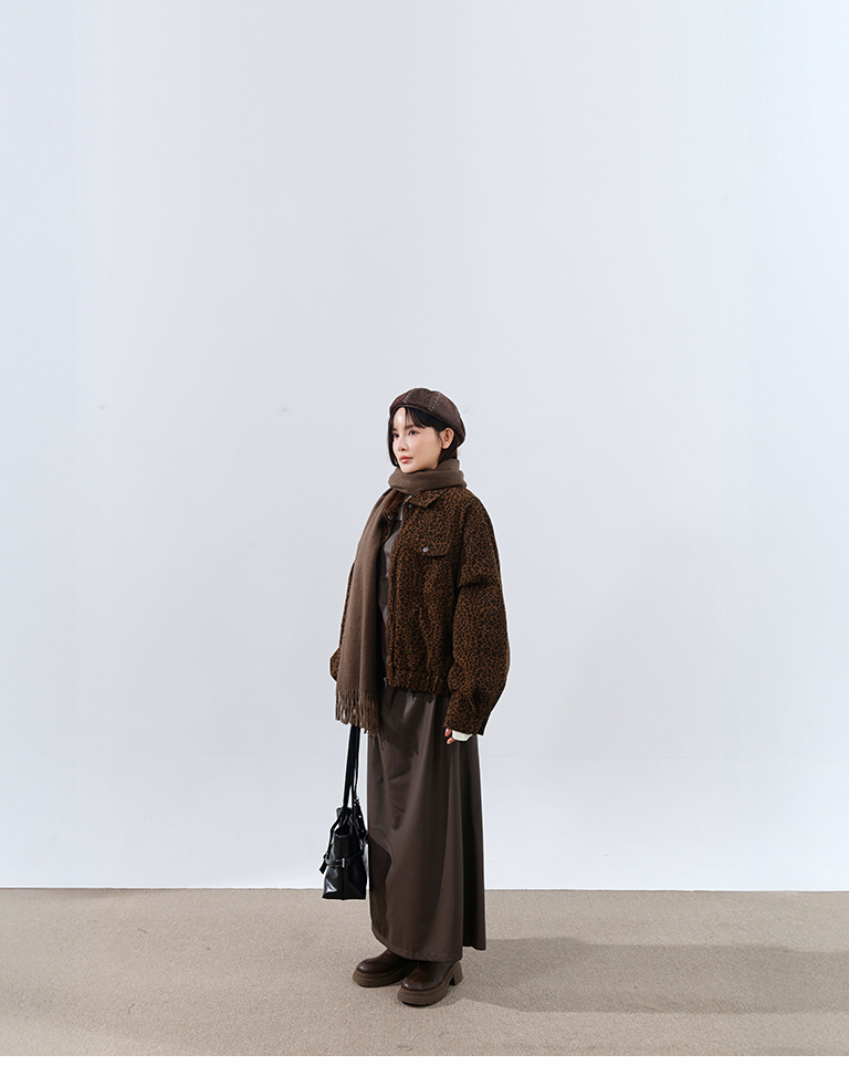 レオパード柄ンジャケット