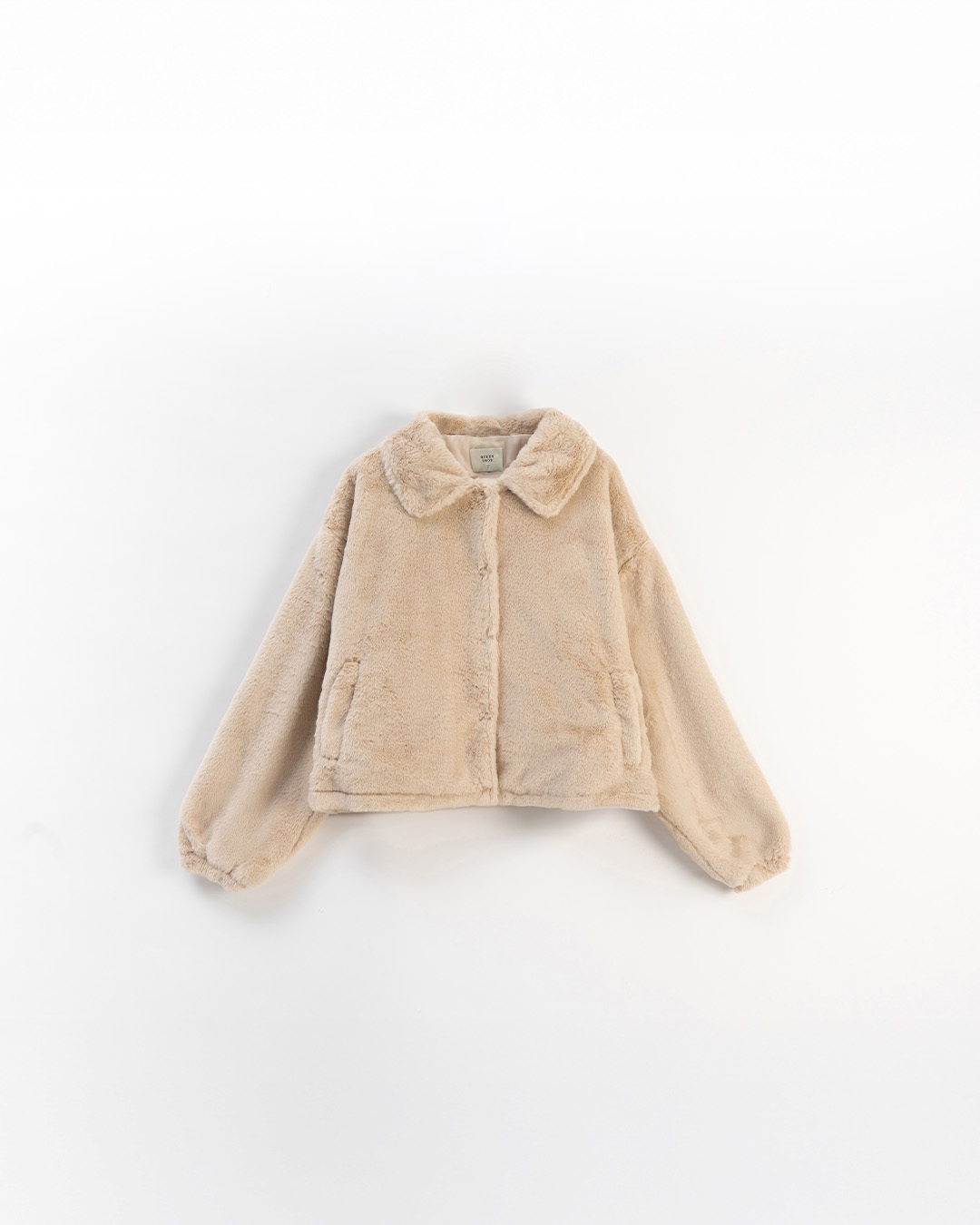 フェイクファージャケット カーキ