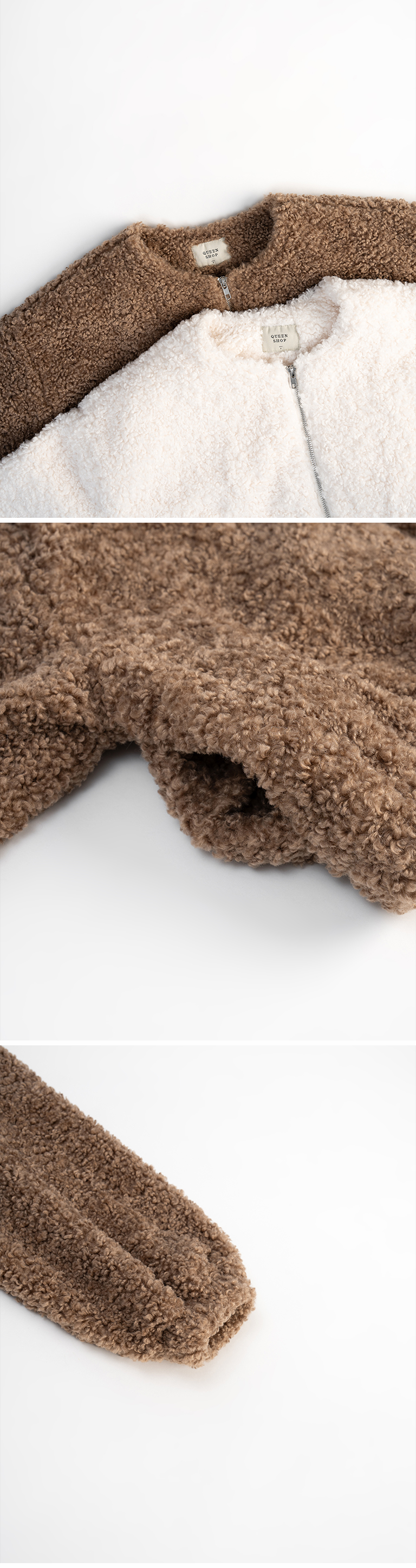 冬7---テディフリースジャケット 2色展開