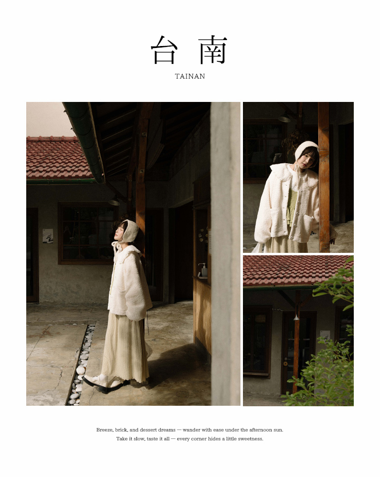 ドールカラーフェイクボアジャケット 2色展開