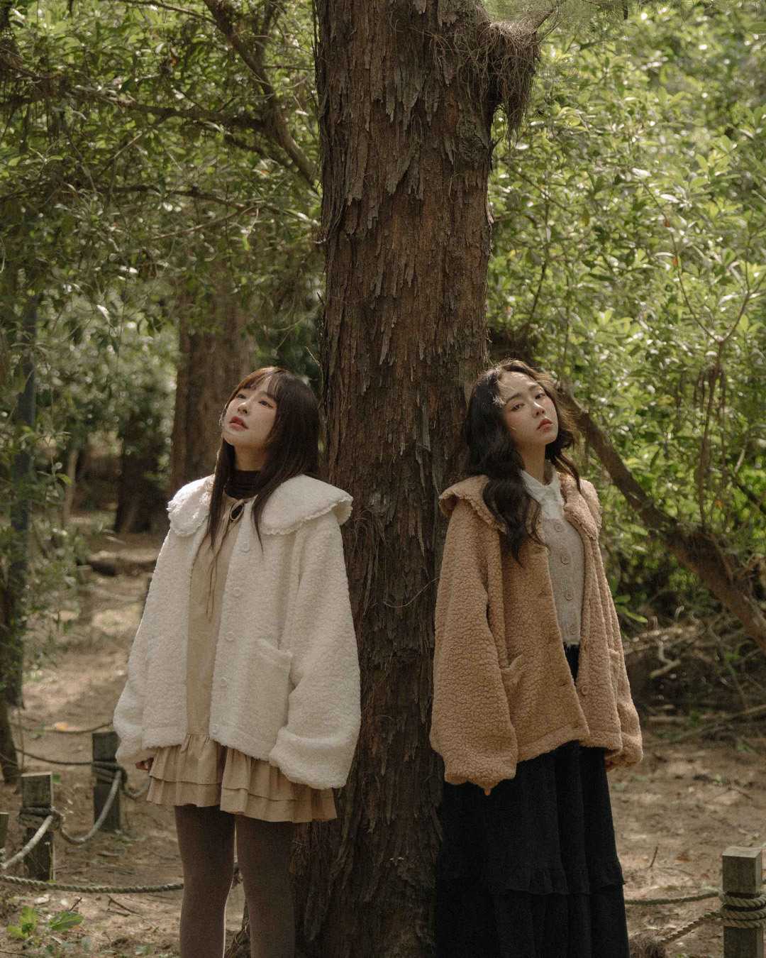 ドールカラーフェイクボアジャケット 2色展開