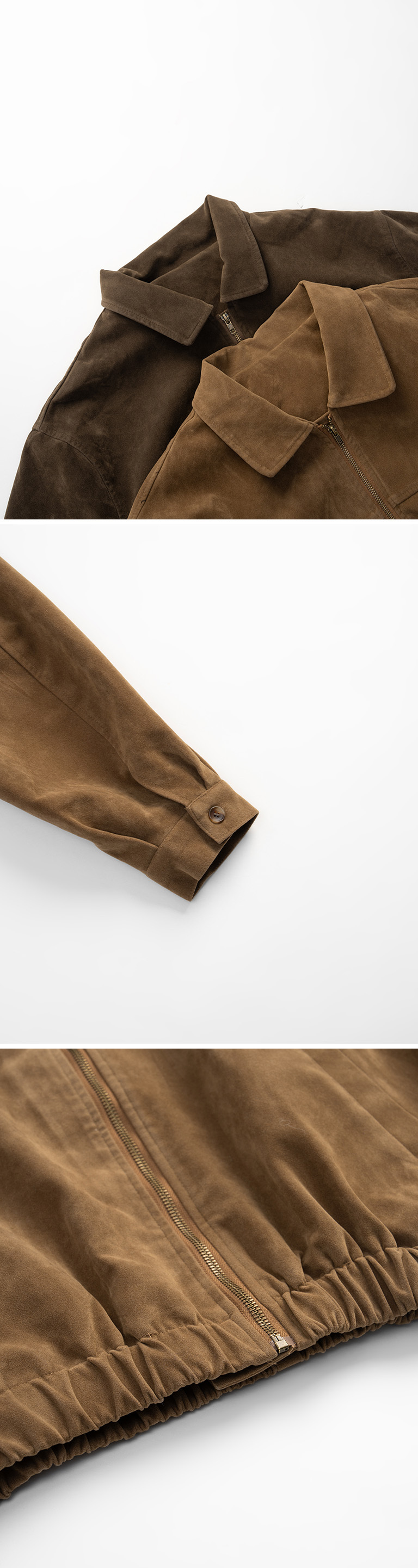 スエード風ョートジャケット 2色展開