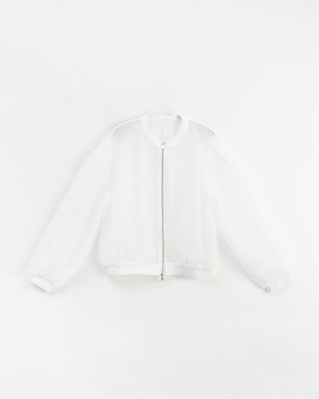 ダブルチュールシースルージャケット 2色展開