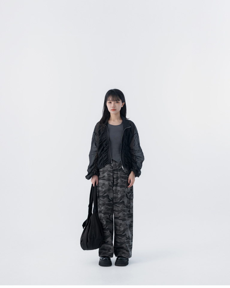 春12未到---ギャザーデザインブルゾン 3色展開