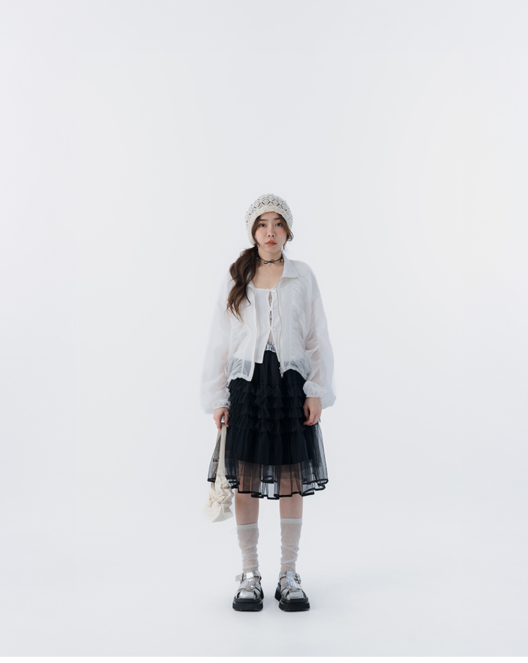 春12未到---ギャザーデザインブルゾン 3色展開