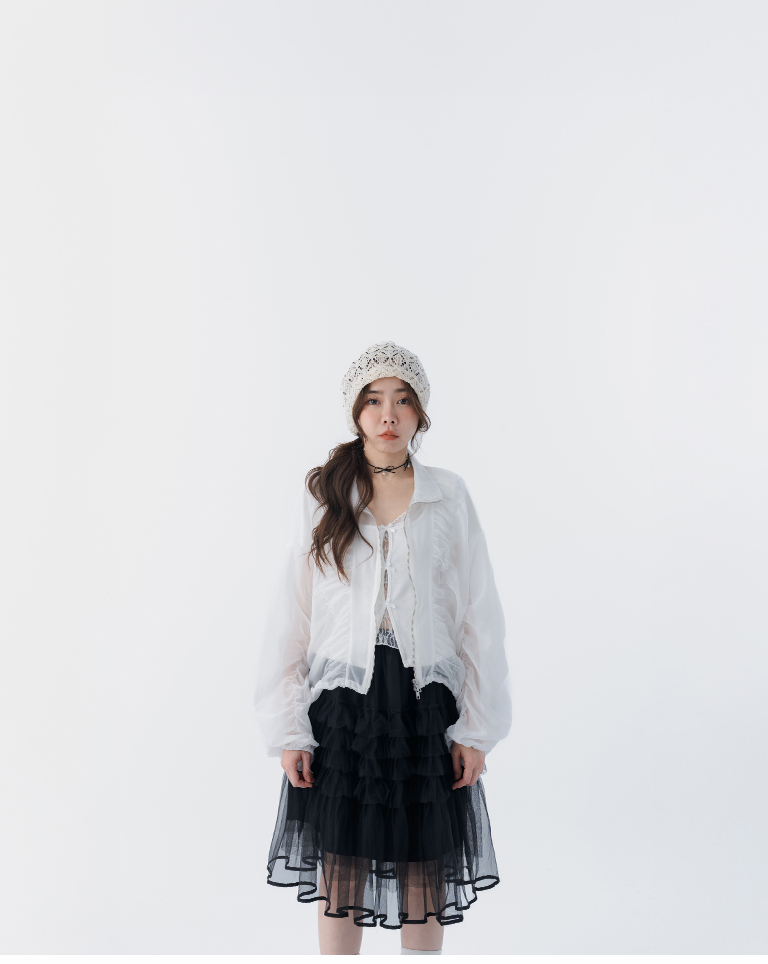 春12未到---ギャザーデザインブルゾン 3色展開
