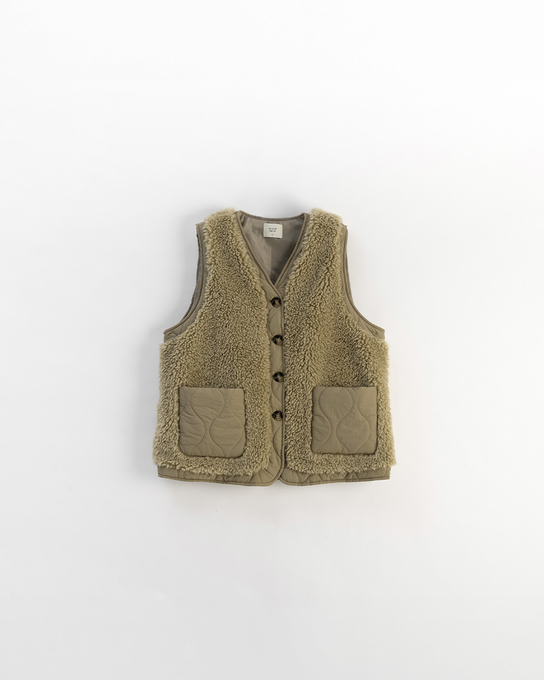 キルティング×ボアベスト  3色展開