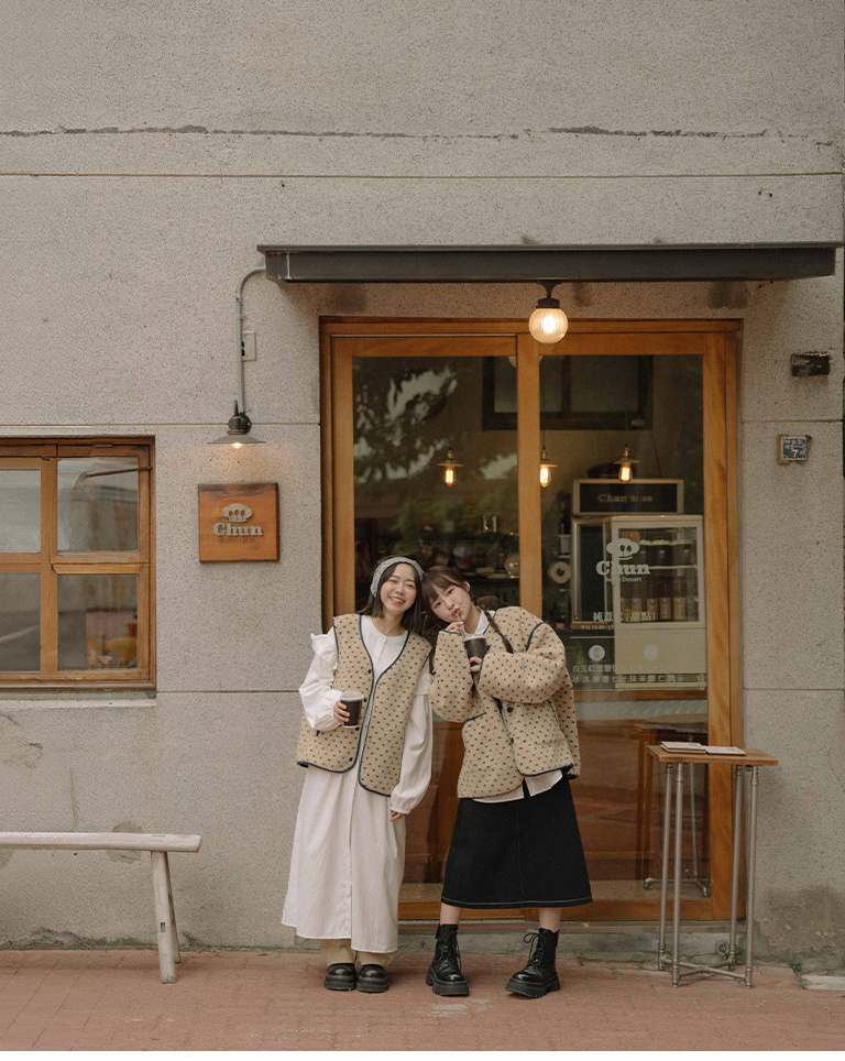 ハートデザインフリースベスト